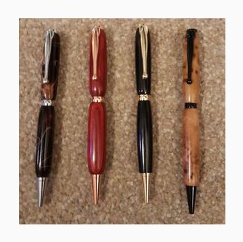 Varios Pens wood and acrylic